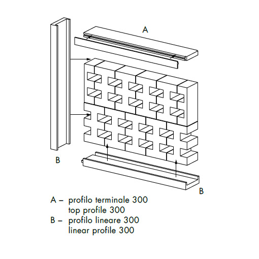 Profilé en bois Mutina Brac – Lineare et Terminale