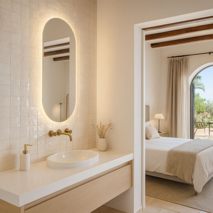 Zellige Artisanal Blanc Brillant 02 – Format 10×10 cm – Carrelage Marocain Fait Main