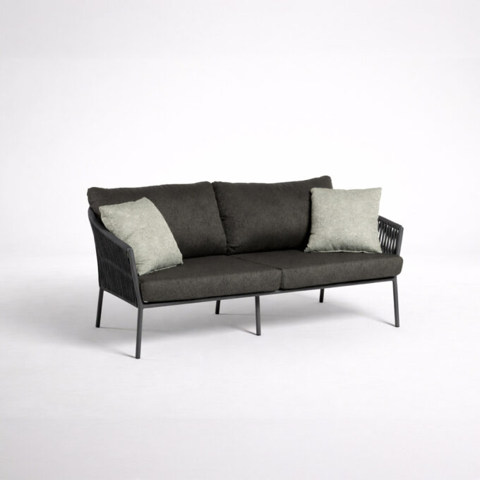 Canapé extérieur 2,5 places GABRIEL anthracite