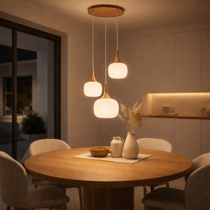 Suspension à l’élégance scandinave et lumière douce OSLO