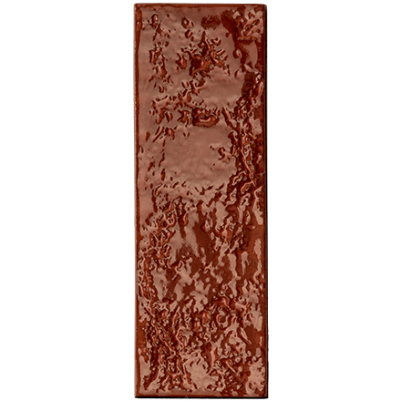 Carrelage mural artisanal Mutina CHAMOTTE Mono Terra 7,2 x 21,3 cm