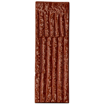 Carrelage mural artisanal Mutina CHAMOTTE Quadra Terra 7,2 x 21,3 cm