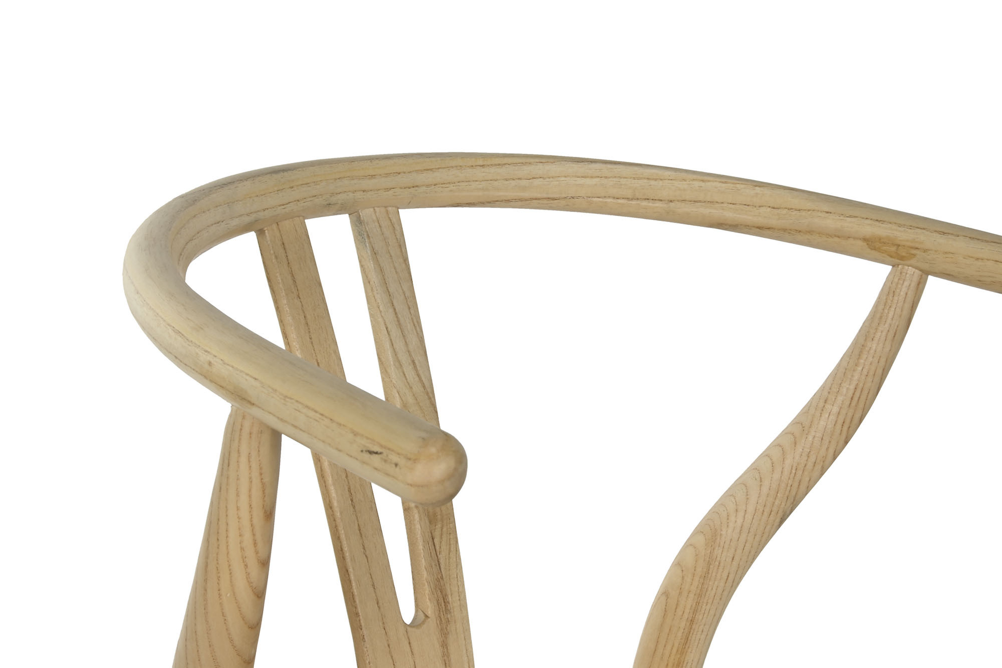 Lot de 2 tabourets en  en orme et fibre naturelle KYOTO h 75 – Image 7