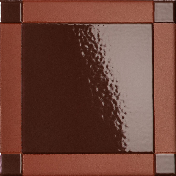 Carrelage Mutina Homage to the Square DASH CHOCOLATE 15x15