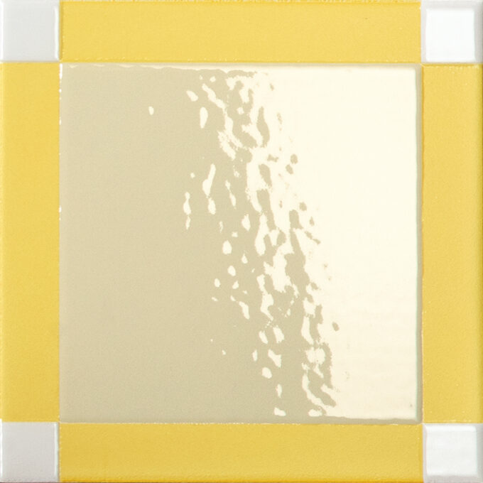 Carrelage Mutina Homage to the Square DASH CITRON 15x15