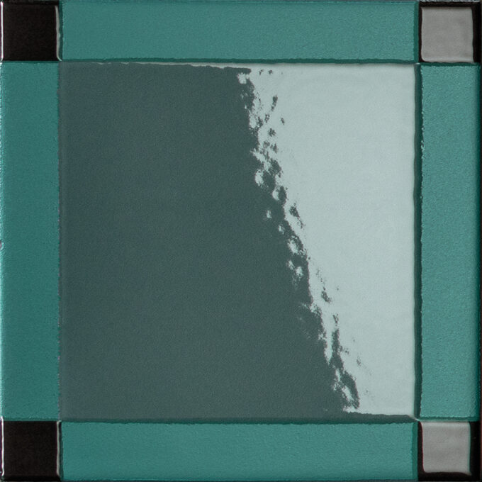 Carrelage Mutina Homage to the Square DASH EVERGREEN 15x15
