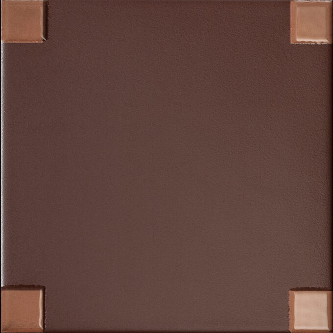 Carrelage Mutina Homage to the Square DOT CHOCOLATE 15x15