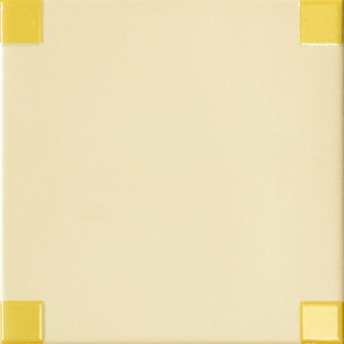 Carrelage Mutina Homage to the Square DOT CITRON 15x15