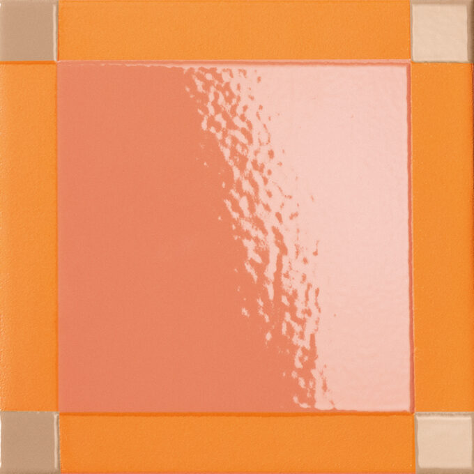 Carrelage Mutina Homage to the Square DASH PEACH 15x15