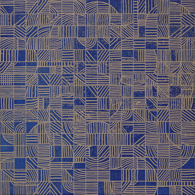 Carrelage Mutina MATER Segno Blu 15x60