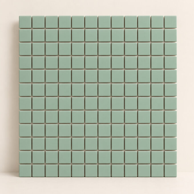 Carrelage Cesi Matt ALOE 2,5x2,5 sur trame