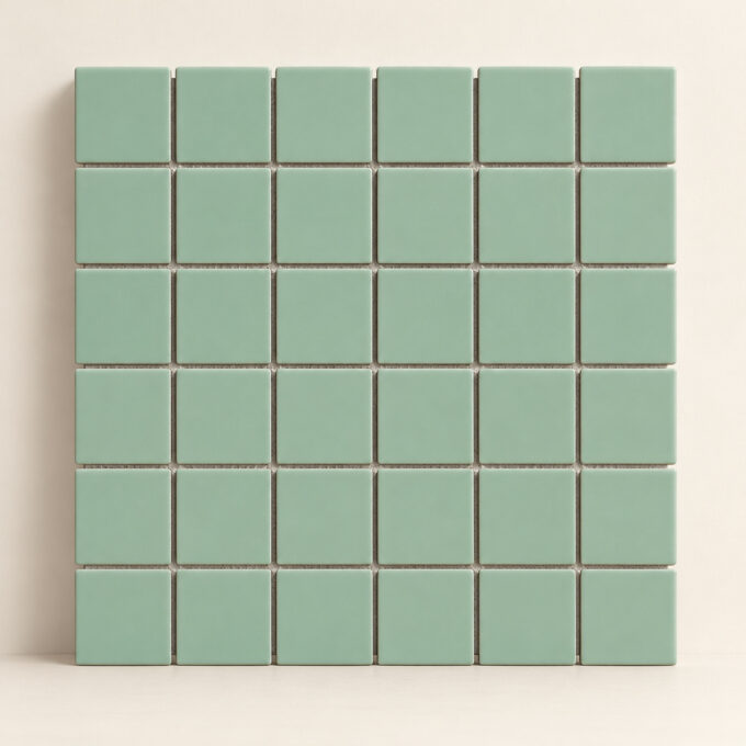 Carrelage Cesi Matt ALOE 5x5 sur trame